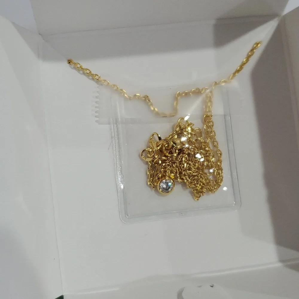 Kate Spade One in a million C initial pendant‎ gold plated necklace new